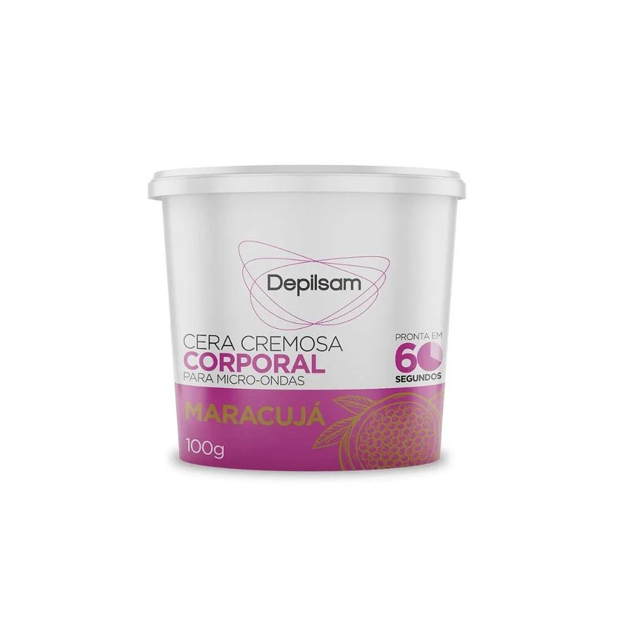 Depilsam Cera Depilatória de Microondas Maracujá 100g