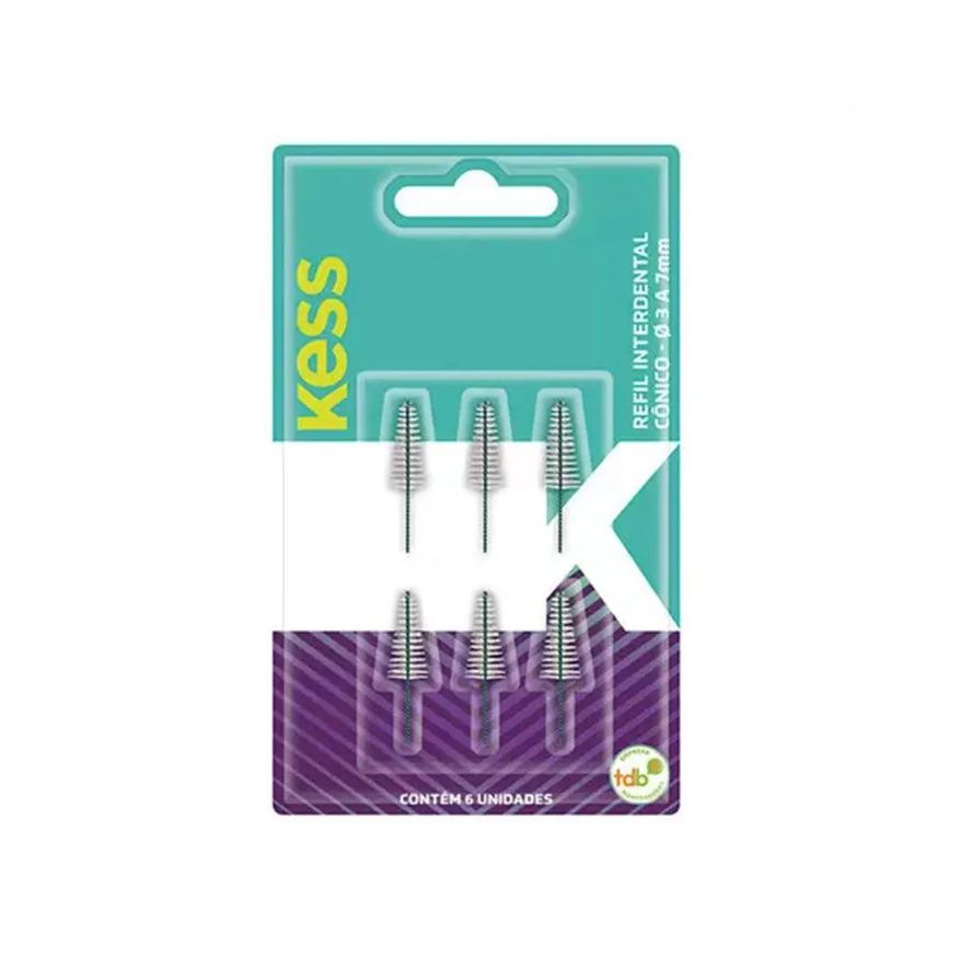 Kess Escova Interdental Cilindrico com Refil