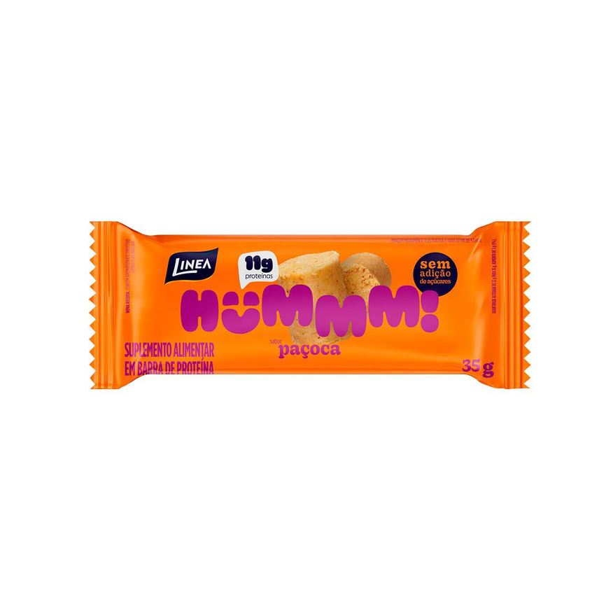 Linea Barra de Proteína Hummm Paçoca 35g