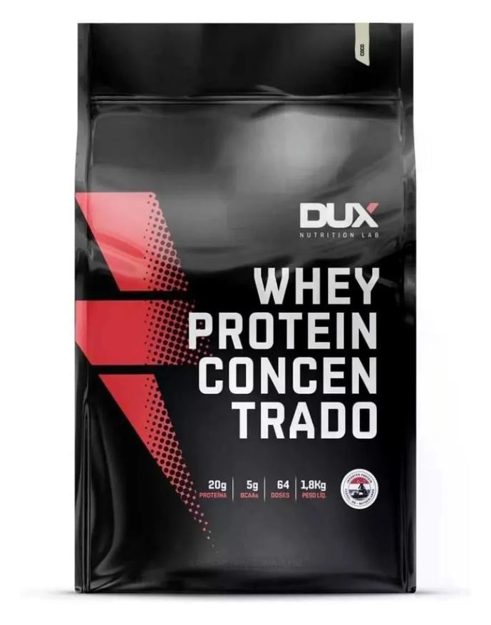 Dux Whey Protein Concentrado Coco Refil 1,8kg
