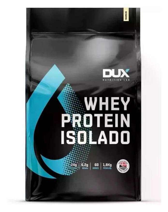 Dux Whey Protein Isolado Baunilha Refil 1,8kg