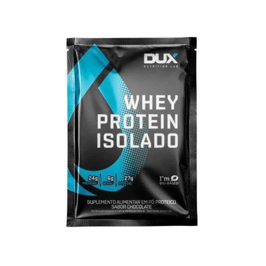 Dux Whey Protein Isolado Nutrition Chocolate Sachê 27g