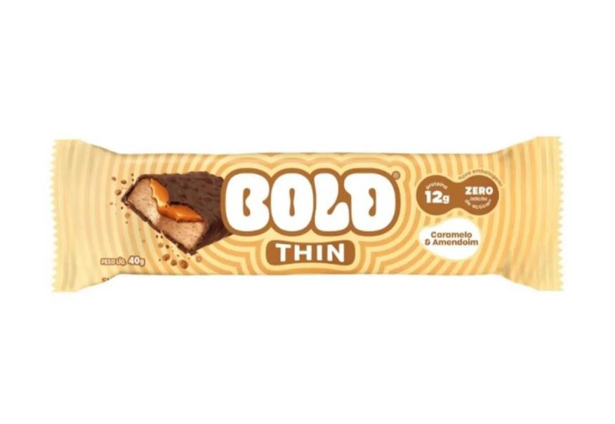 Bold Thin Caramelo Amendoim 40g