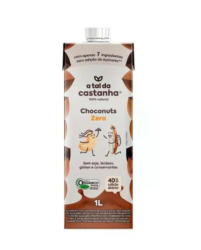 A Tal da Castanha Bebida Vegetal Choconuts Zero 1l