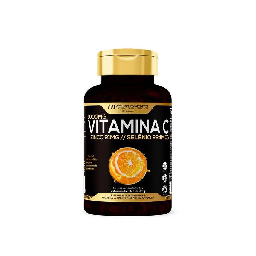 Hf Suplements Vitamina C Premium 1650mg 60 cápsulas