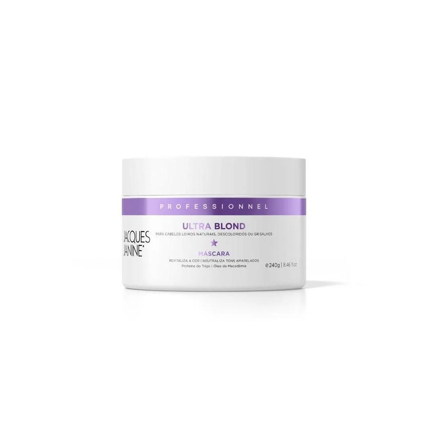 Jacques Janine Máscara Hidratante Capilar Professionnel Matizador Ultra Blond 240g
