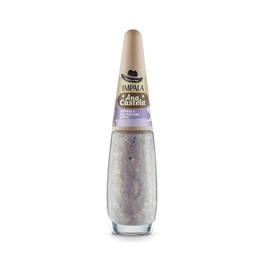 Impala Esmalte Glitter Ana Castela Hipoalergênico 7,5ml - Estrela do Rodeio