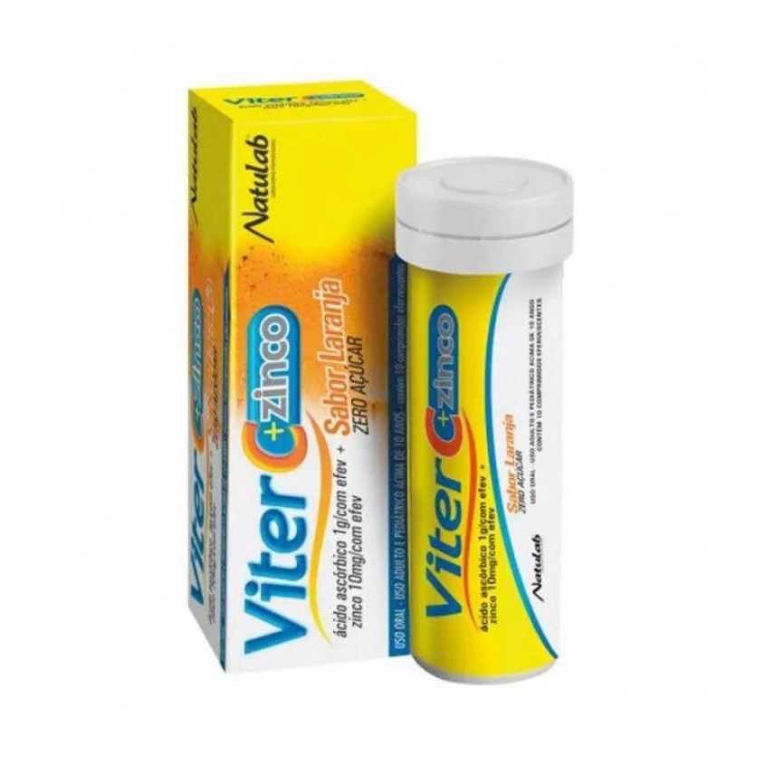 Natulab Viter C Zinco Enfervecente 10 Capsulas