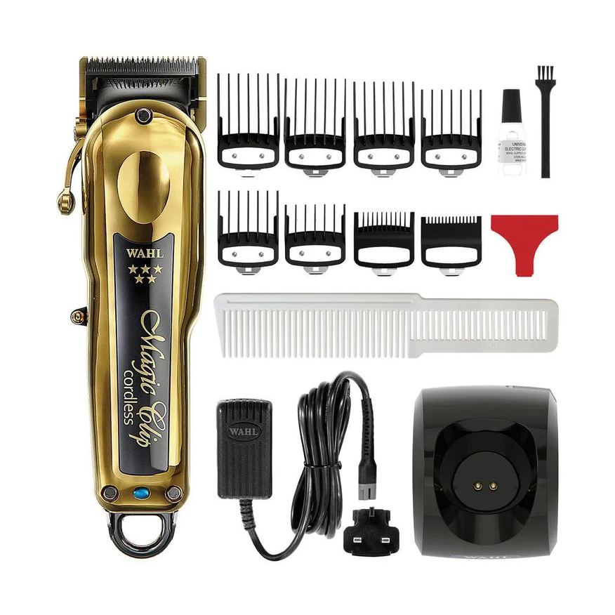 de Maquina Cortar o Cabelo Magic Clip Cordless Gold Wahl