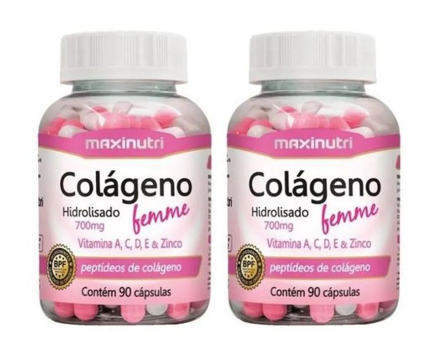 Maxinutri Kit 2x Colágeno Hidrolisado Femme 90 Cápsulas