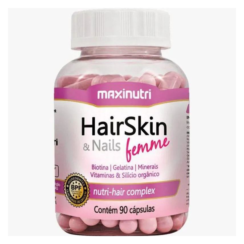 Maxinutri Hairskin Nails Femme 90 Cápsulas