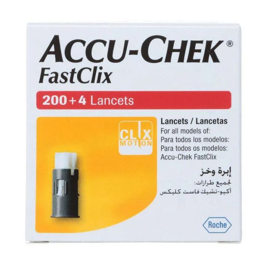 Roche Accu Chek Fastclix 204 Lancetas