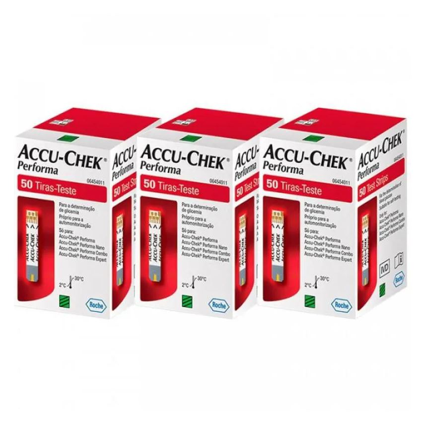 Roche Kit 3x Tiras Accu Chek Performa C 50 Tiras Reagentes