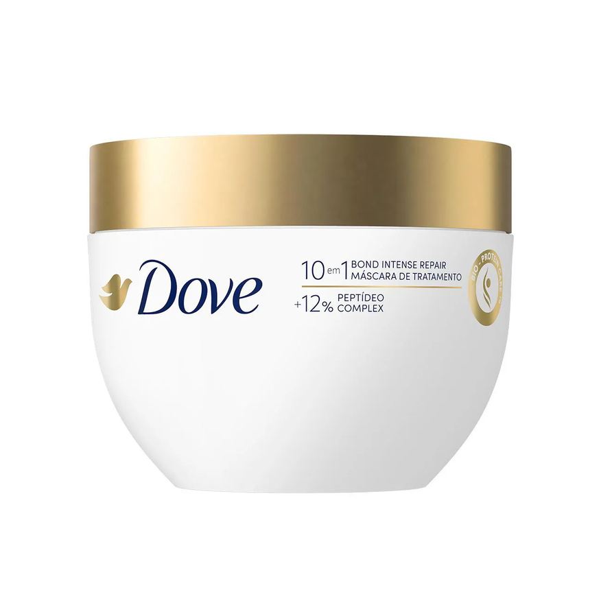 Dove Kit Bond Intense Repair Shampoo Petídeo Complex + Condicionador + Máscara de Tratamento + Óleo Sérum Bifásico Finalizador