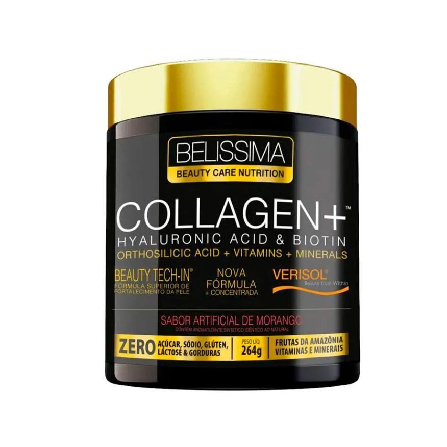 Belíssima Colágeno Collagen Plus Morango 264g