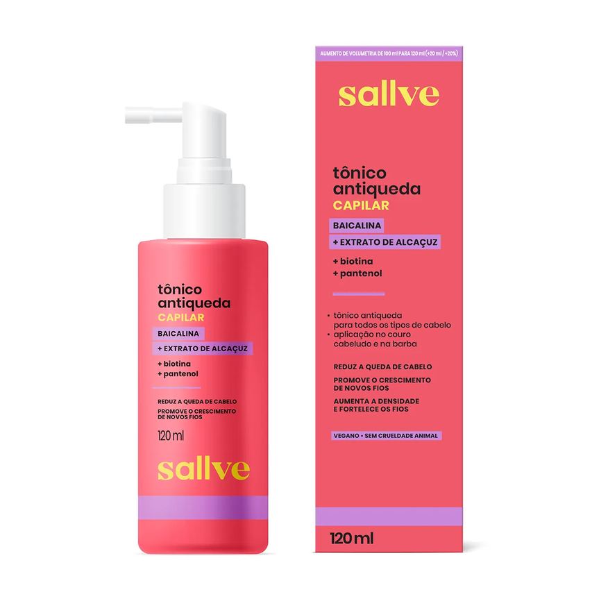 Sallve Tônico Capilar Antiqueda 120ml