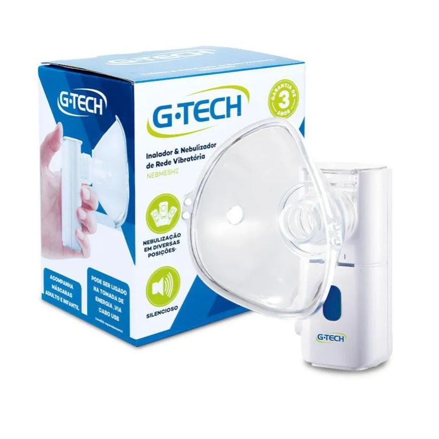 G-Tech Inalador e Nebulizador G Tech Rede Vibratória Nebmesh 2