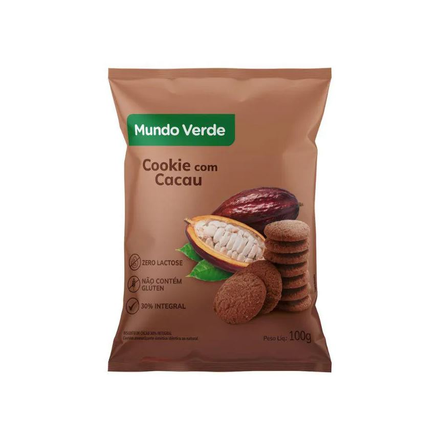 Mundo Verde Cookie com Cacau 100g