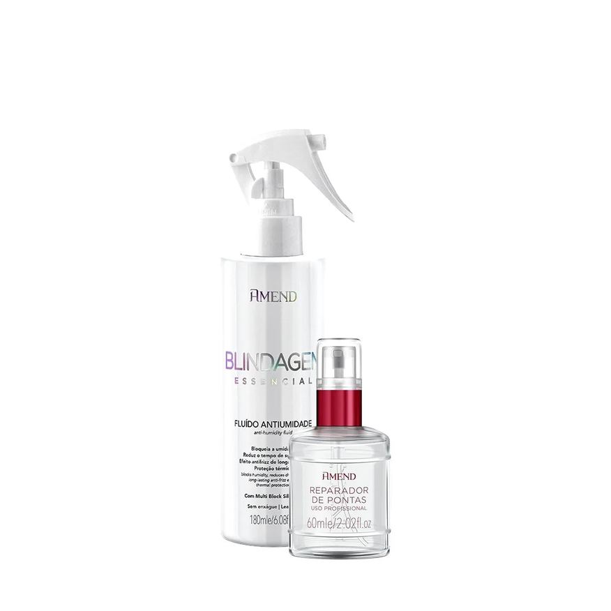 Amend Kit Classics Uso Profissional Reparador de Pontas e Fluído Antiumidade (2 Produtos)