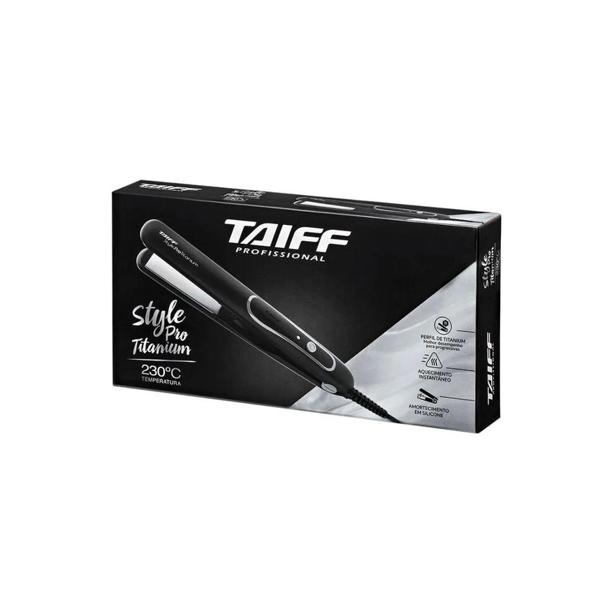 Style Taiff Pro Titanium Bivolt - Prancha de Cabelo