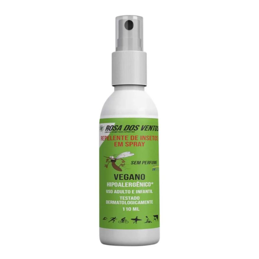 Rosa Dos Ventos Repelente Spray 10 Horas De Proteção 110ml