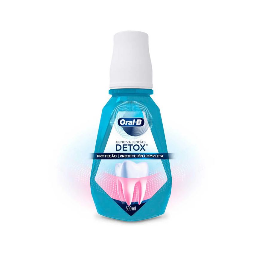 Oral-B Enxaguante Bucal Gengiva Detox Sem Álcool 500ml