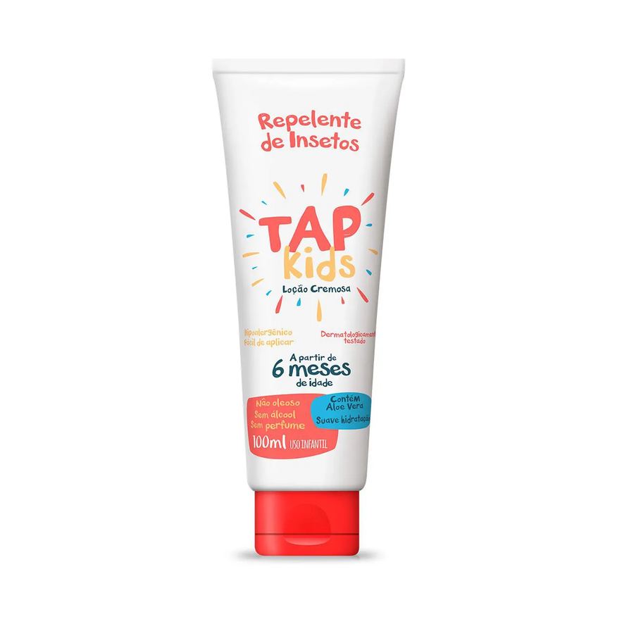 Tap Kids Repelente de Insetos Infantil 15% de IR3535 Loção Cremosa 100ml