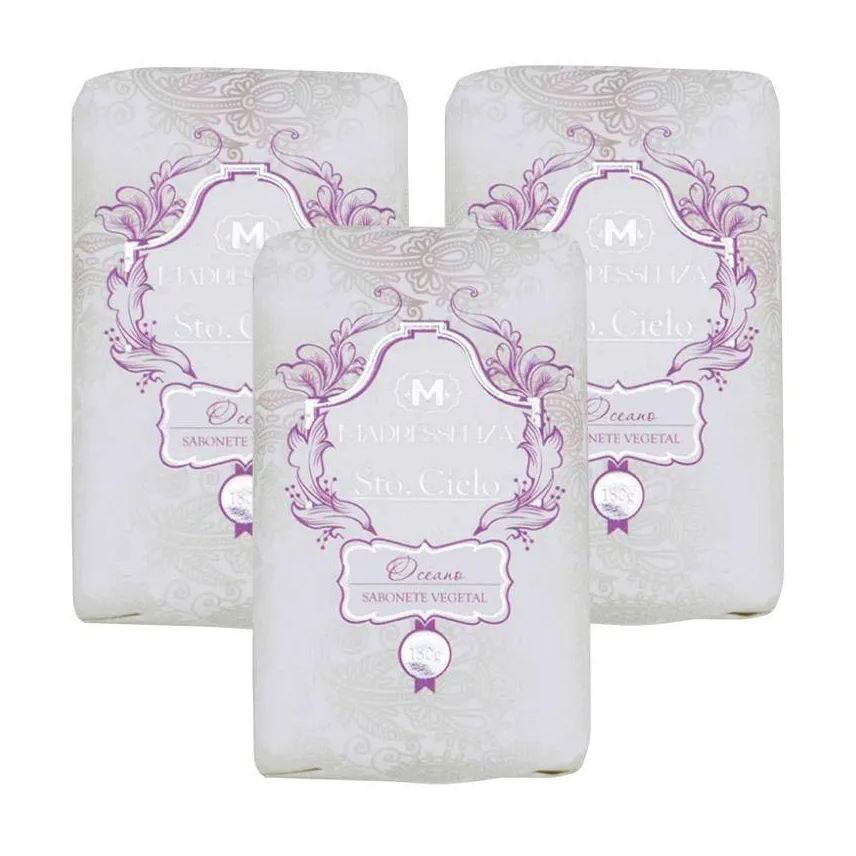 Madressenza Kit 3 Sabonetes em Barra Oceano 180g