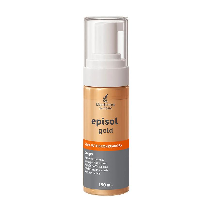Episol Água Autobronzeadora Corporal Solução Gold Dourado 150ml