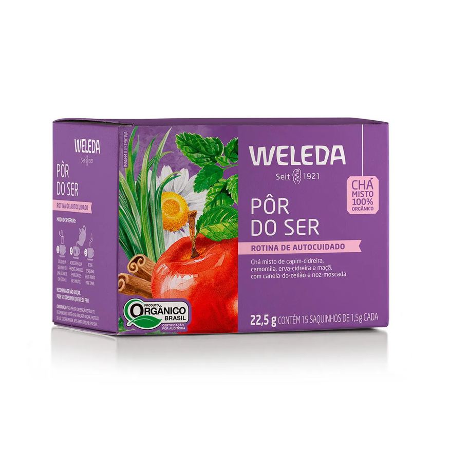 Weleda Chá Pôr do Ser Orgânico 15 sachês de 1,5g cada
