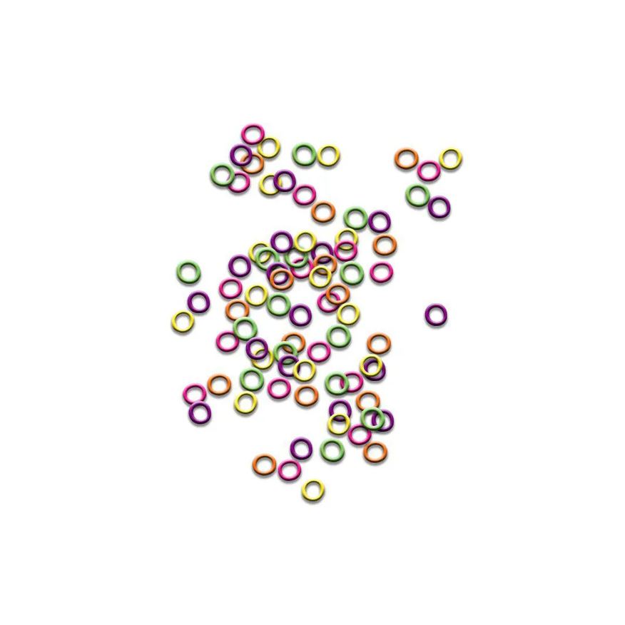 Elásticos Ortodônticos Coloridos 1/8 (100 Unidades)