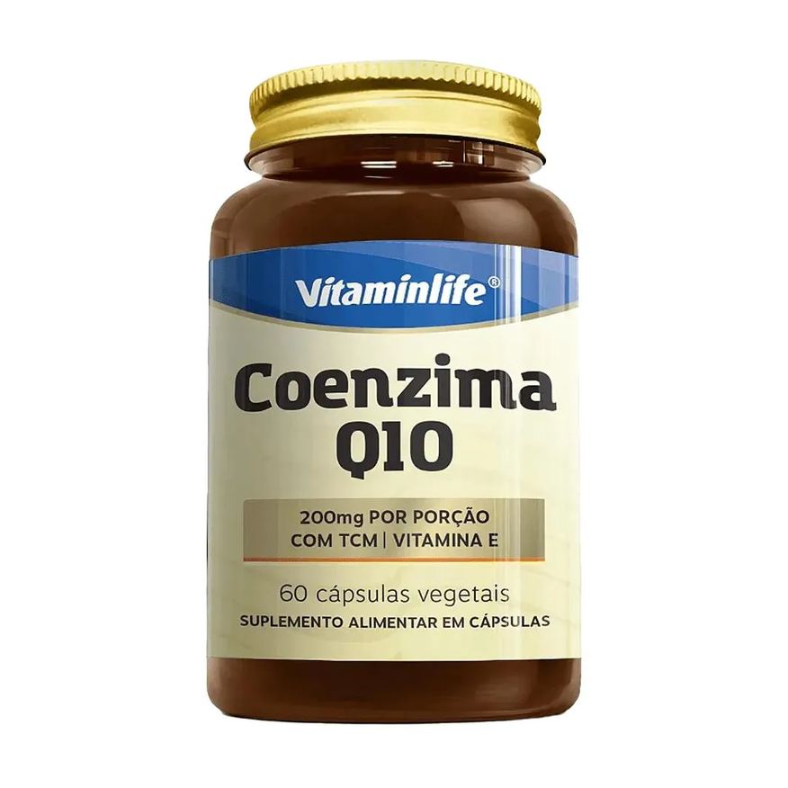 Vitaminlife Coenzima Q10 C/ Tcm + Vitamina e - 200mg - 60 Cápsulas