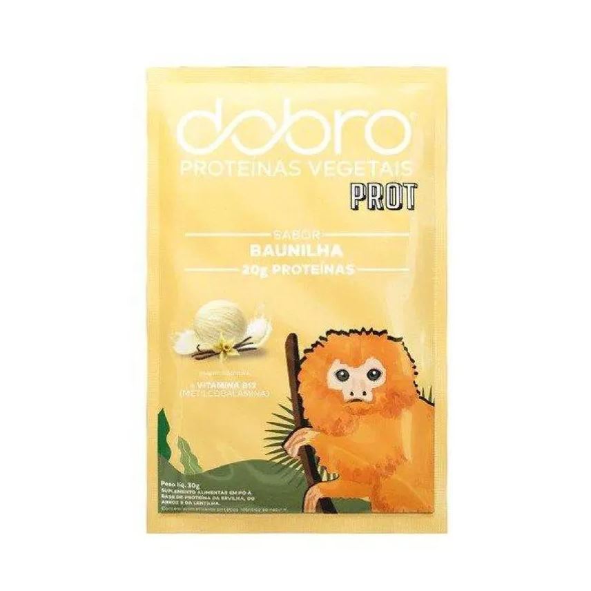 Dobro Proteína Vegetal em Pó Prot Baunilha Sachê 30g