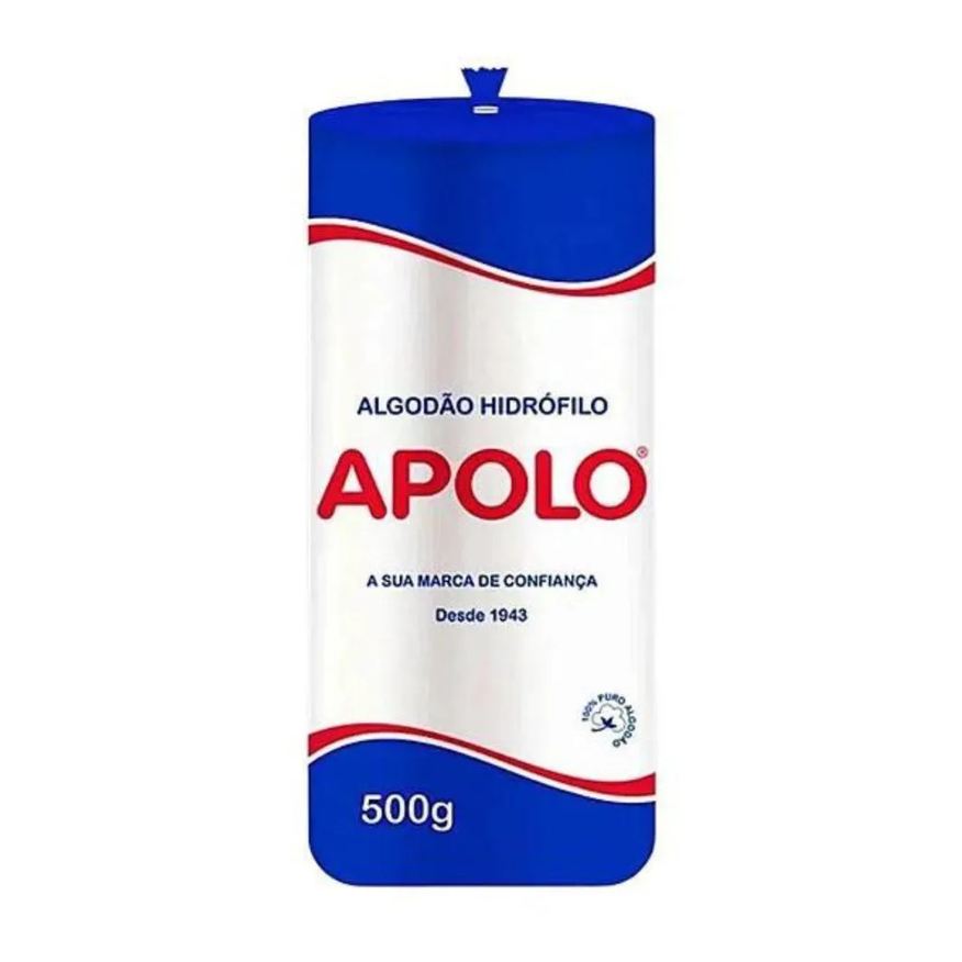 Hidrófilo Algodão Apolo em Rolo 500g