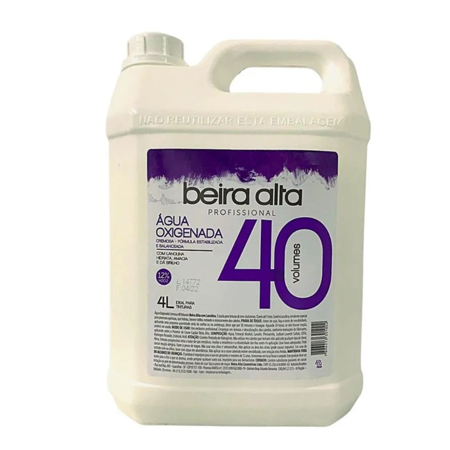 Oxigenada Água Cremosa Beira Alta 40 Volumes 4l