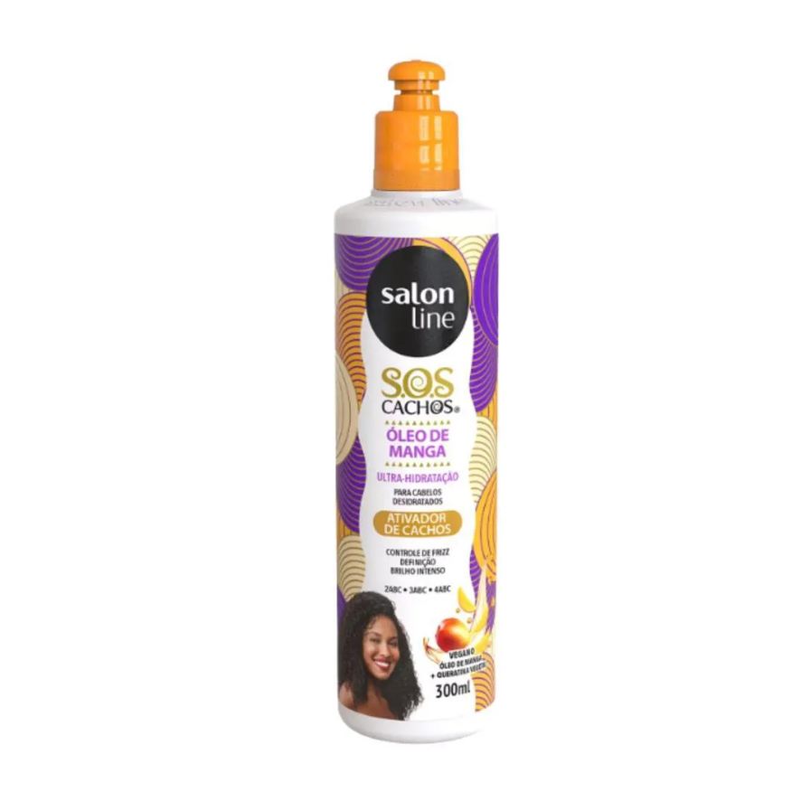 Salon Line Ativador de Cachos Sos Cachos Óleo de Manga 300ml