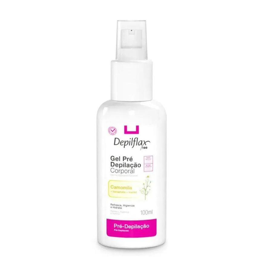 Depilflax Gel Pré Depilação Corporal Camomila 100ml