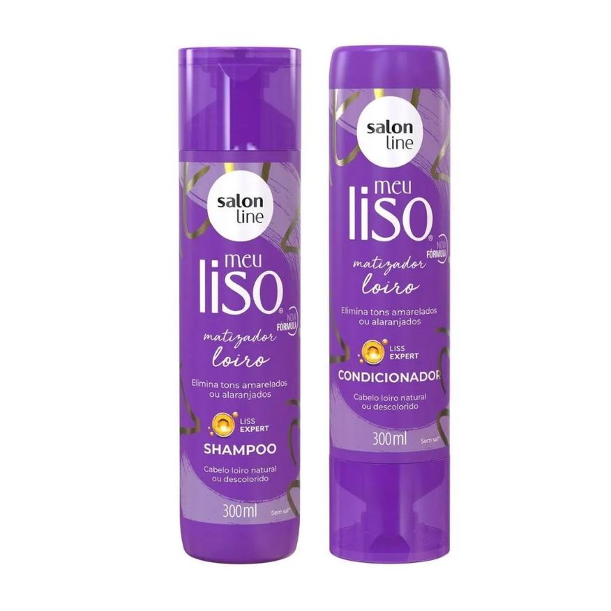 Salon Line Shampoo + Condicionador Meu Liso Matizador
