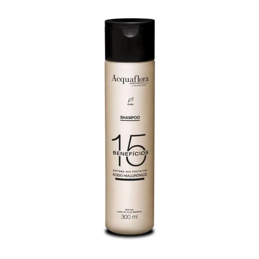 Acquaflora Shampoo 15 Benefícios 300ml