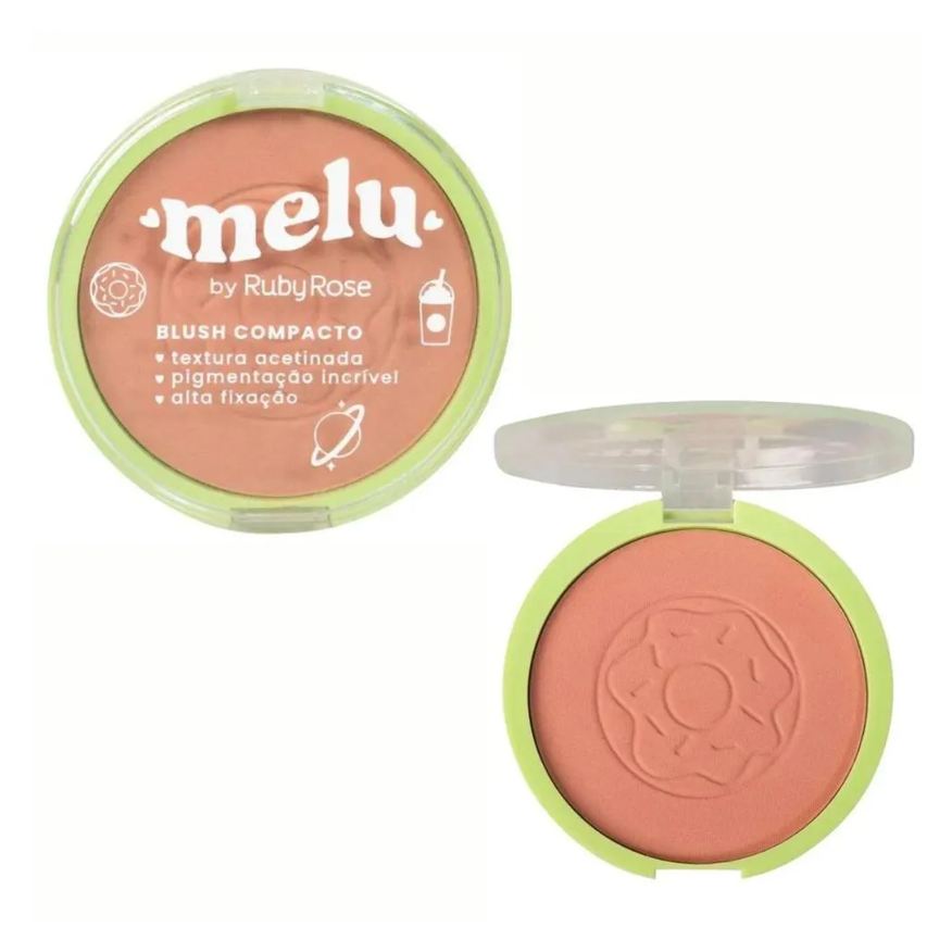 Ruby Rose Blush Compacto Melu By Cake Rr-871/3 10g