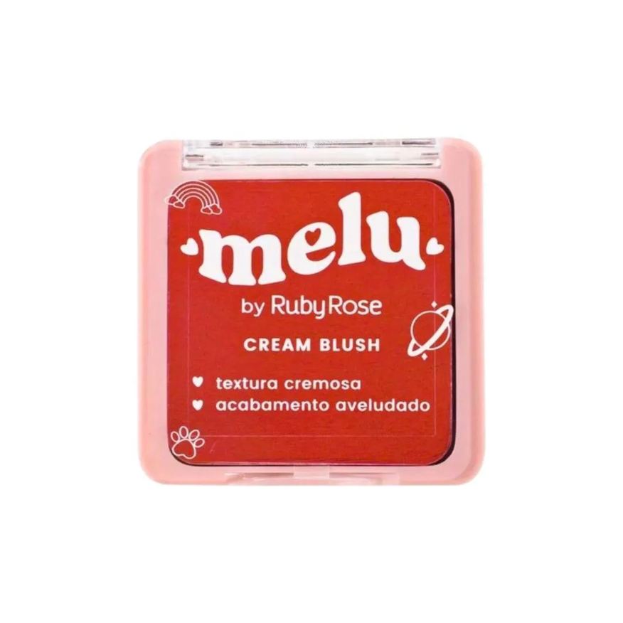 Ruby Rose Blush Cream Melu By Cor 04 Strawberry 9g