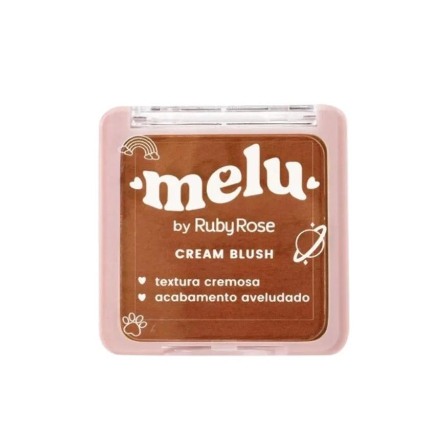 Ruby Rose Blush Cream Melu By Cor 03 Cookie 9g