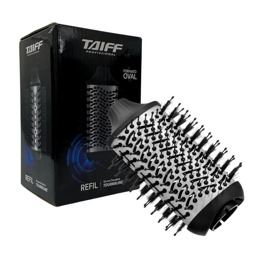 Escova Refil Secadora Taiff Tourmaline Formato Oval