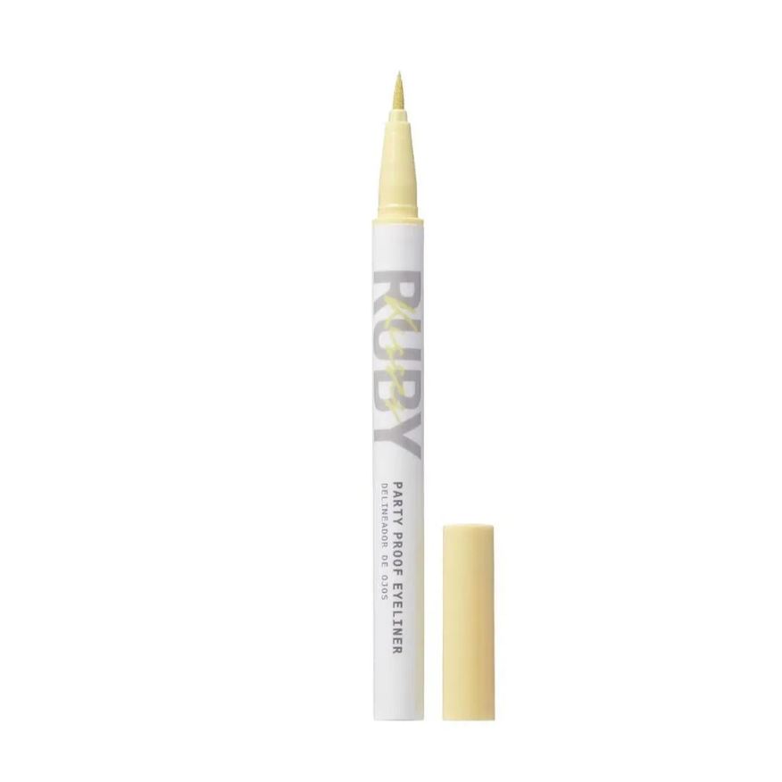 Kiss New York Delineador para Olhos Ruby Kisses Party Proof Eyeliner Retro Yellow 0,5g Pte02b