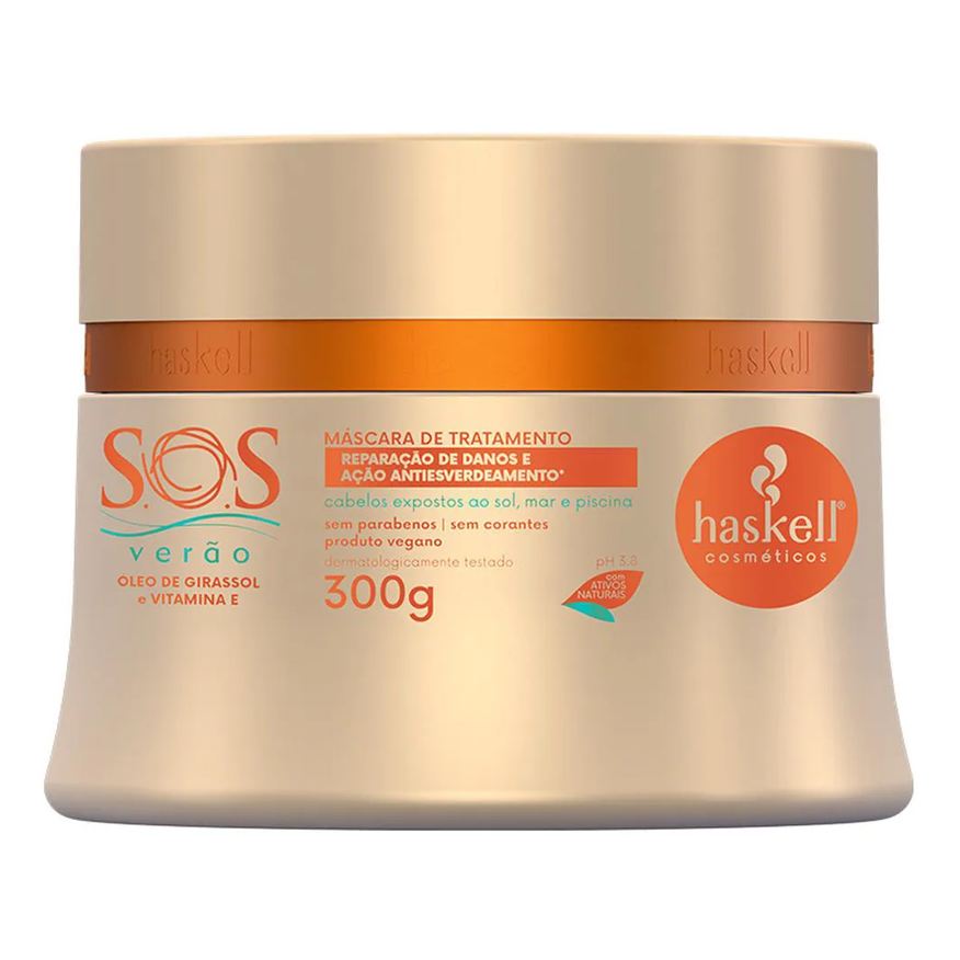 Haskell Máscara de Tratamento Sos Verao 300g