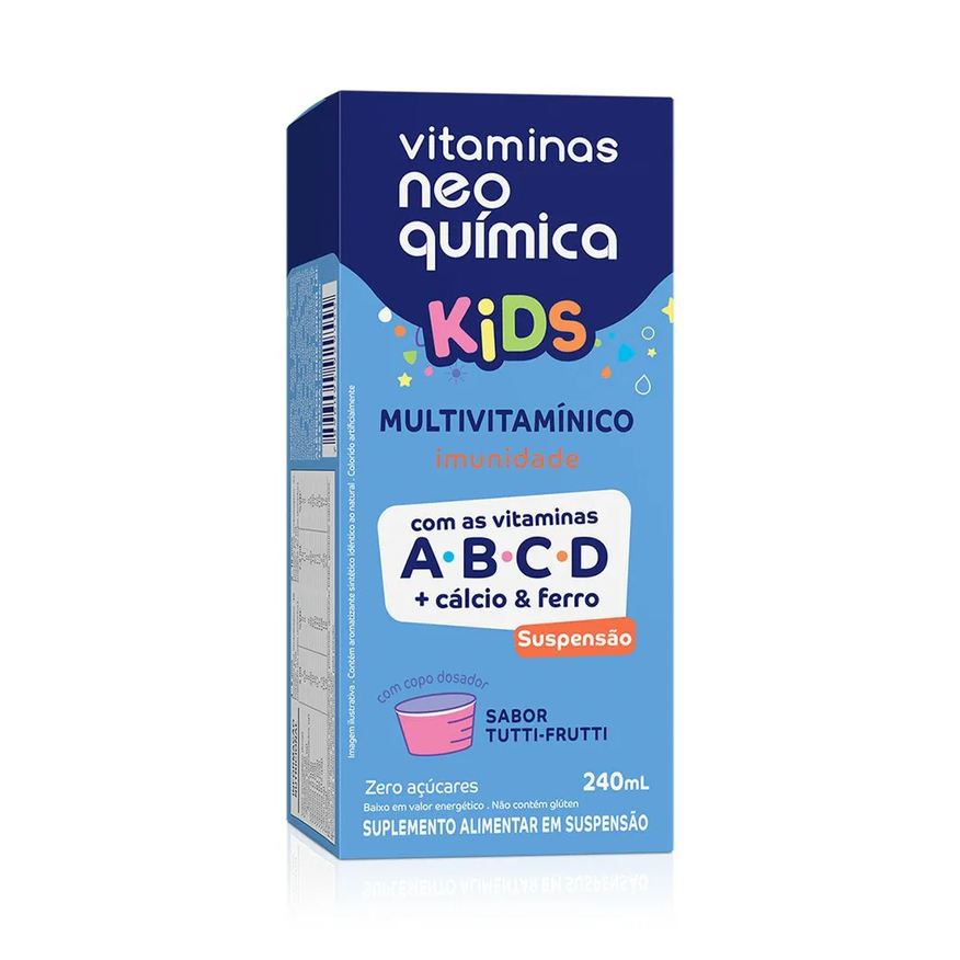 Neo Multivitamínico Química Vitaminas Kids Gotas 240ml