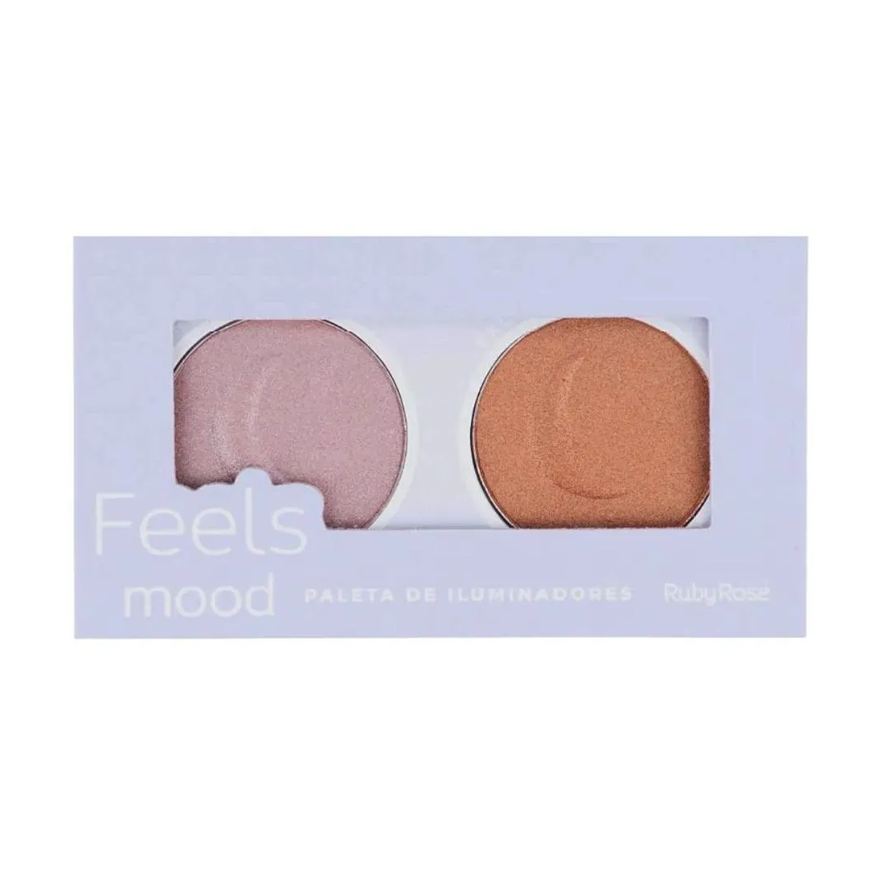 Ruby Rose Paleta de Iluminadores Dark Feels Mood Hb-7525