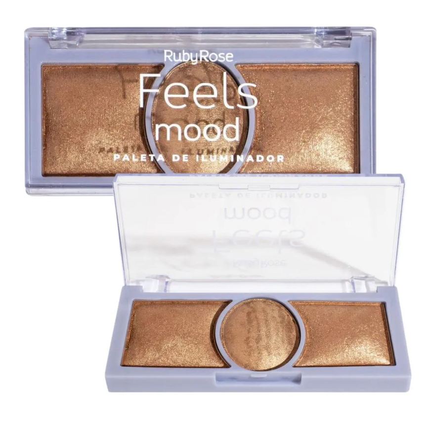 Ruby Rose Paleta de Iluminador Feels Mood Hb-7530/3 15,9g