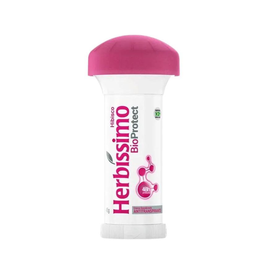 Herbíssimo Desodorante Antitranspirante Creme Twist Hibisco 45g