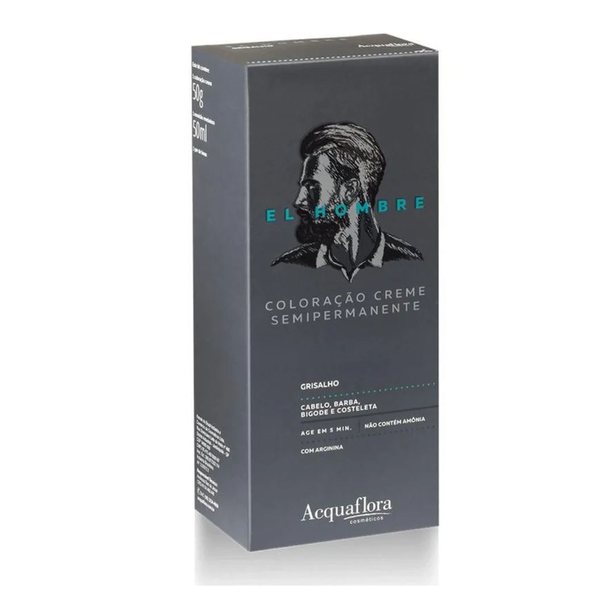 Acquaflora Kit Coloração Creme Semipermanente El Hombre Grisalho